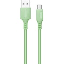 Colorway CW-CBUC042-GR USB TYPE-C (SOFT SILICONE) 2.4A, 1m, zelený