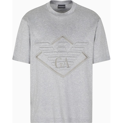 Emporio armani Тениска EMPORIO ARMANI Men's Regular Fit T-Shirt - Light Gry O8005