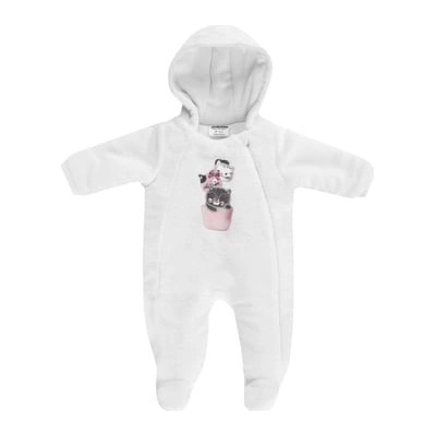 JACKY plyšová kombinéza s kapucí KITTY CAT off white – Zboží Dáma