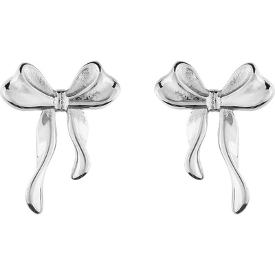 Franco Bene Náušnice s mašličkou stříbrné 2979 – Hledejceny.cz