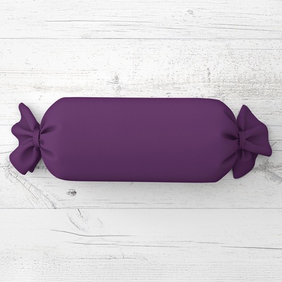 Biante Vankúš valec bonbon Rongo RG-064 Tmavo fialový 15x40