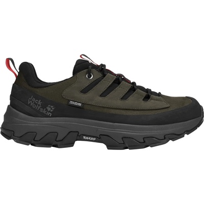 Jack Wolfskin Мъжки мултиспорт обувки Jack Wolfskin Apex Hike Texapore Low Multisport shoes - Obsidian Moss - размер 47 (EU) (022-1584-0223)