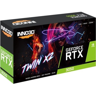 Inno3D GeForce RTX 3050 Twin X2 8GB GDDR6X N30502-08D6-1190VA42