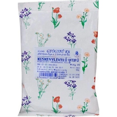 Gyógyfű čaj Skorocel kopijovitý list 50 g