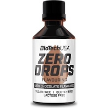 BioTech USA Zero Drops 50 ml Príchuť: Tmavá čokoláda