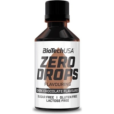 BioTech USA Zero Drops 50 ml Príchuť: Tmavá čokoláda