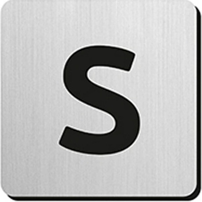 JNF - Piktogram písmeno "S" IN.34.300 - 75 mm - nalepovací
