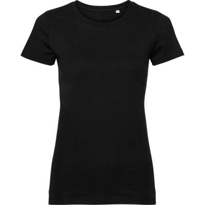 Russell Athletic 108f / Дамска тениска от 100% органичен памук - черна xs (10108f00200)