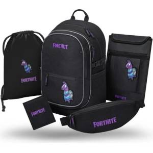 Baagl BAAGL СЕТ 5 Core Fortnite Llama: раница, торба, чантичка, калъф за лаптоп, портфейл GRS (A-36559)