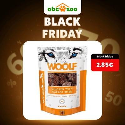 Woolf chicken with carrot bites 100 g