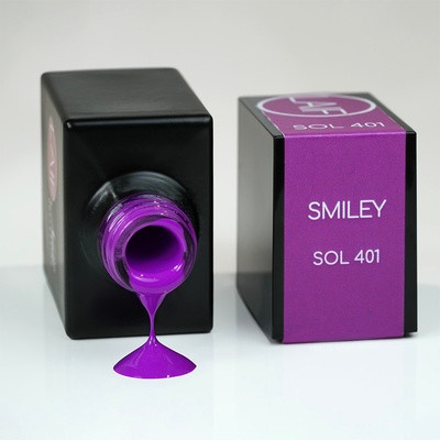 Laif Gel lak fialový SOL 401 Smiley 10 ml