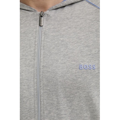 HUGO BOSS суичър с цип и качулка мъжки от памук с еластан Mix&Match Jacket H (50515313)