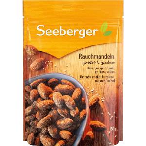 Seeberger Опушени бадеми, изпечени и осолени - 150 г
