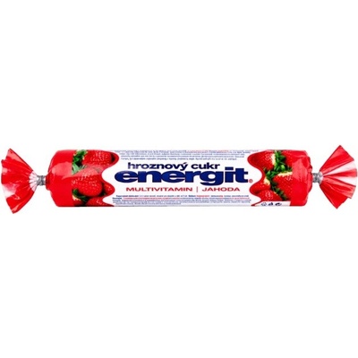 ENERVIT Energit Hroznový cukr multivitamin (jahoda) 35,7 g