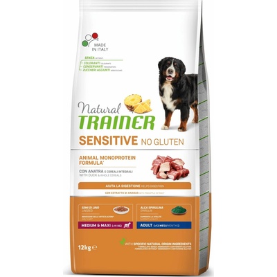 Trainer Natural Sensitive No Gluten Puppy & Jun M / M kačica 12 kg