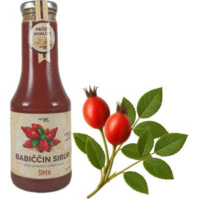 Nature Notea Babiččin sirup Šípek 0,5 l