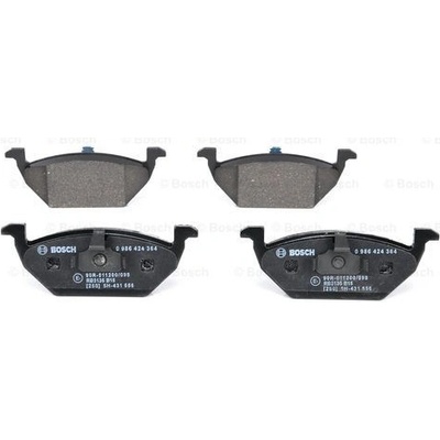 BOSCH Sada brzdových platničiek kotúčovej brzdy 0986424364