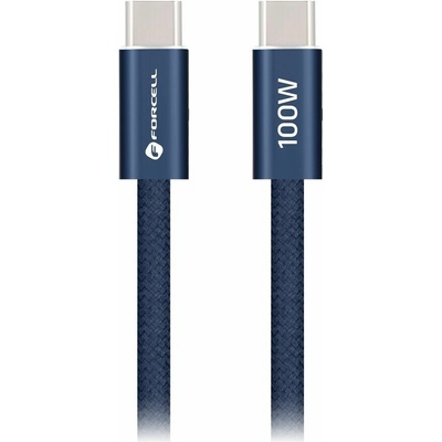 Forcell ACYH23 USB-C / USB-C 100W PD QC4.0 AVS 1,2m modrý