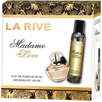 La Rive дамски подаръчен комплект, EDP 90ml, дезодорант 150мл, Madame in Love