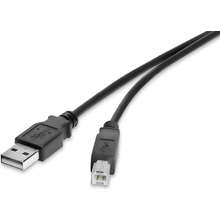 Roline 11.44.881 USB, USB 2.0 USB-A zástrčka, USB-B zástrčka, 1,8m, černý