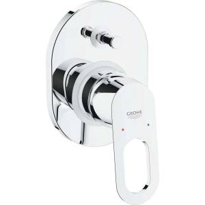 GROHE BauLoop - Скрита смесителна батерия за вана, с корпус, хромирана 29041000 (29041000)