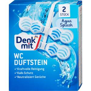 Denkmit Тоалетно блокче Aqua Splash, 2x48g, 2 бр (1678844)