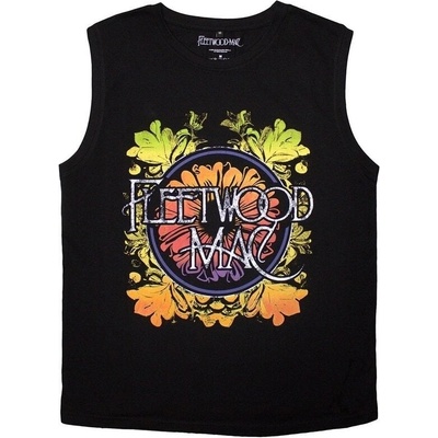 Fleetwood Mac Circle Floral Logo Black M Риза (FMTANK28MB02)
