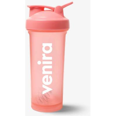 VENIRA shaker PRO s poutkem, růžový, 600 ml