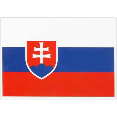 Nálepka slovenská vlajka 9x6,5cm