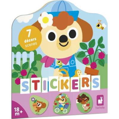 Janod Stickers samolepky pre deti záhrada 7 predlôh