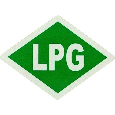 Nálepka na auto LPG 11cm
