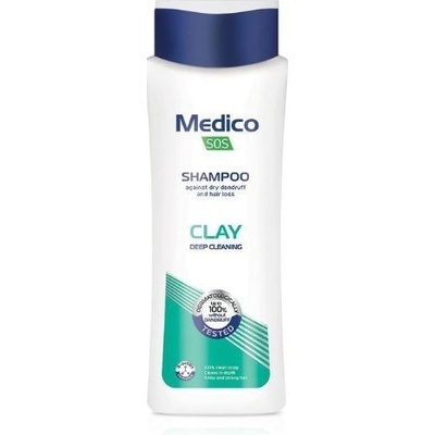 Medico SOS čistiaci šampón proti lupinám a mastnej pokožke hlavy 390 ml