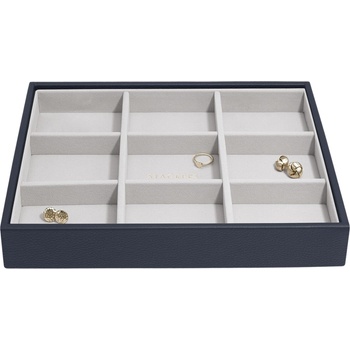 Stackers Ковчеже за бижута Stackers Pebble 9 камери cлassic морскосиньо (75986)