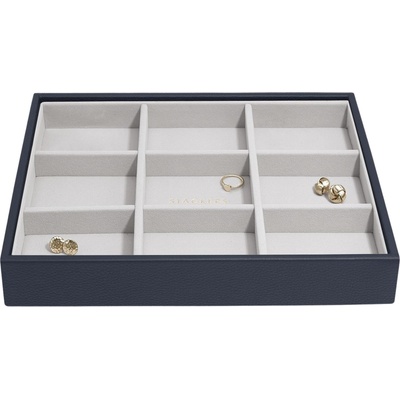 Stackers Ковчеже за бижута Stackers Pebble 9 камери cлassic морскосиньо (75986)