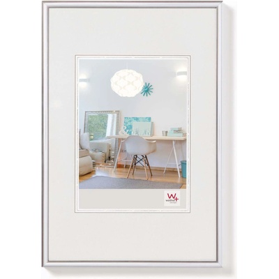 walther design picture frame silver 60 x 80 cm New Lifestyle plastic frame KV080S