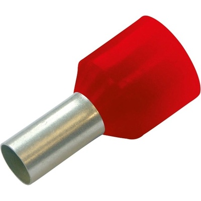 272804 Dutinka izolovaná DIN 1 mm2, 10 mm, červená, Haupa