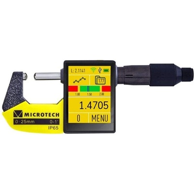 Microtech Electronic Дигитален микрометър със сферични наковални Microtech SPHERICAL DataMet - 75-100 мм, 0, 0001 мм (110361008)