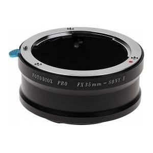 Fotodiox Pro Lens Mount Adapter Compatible with Fujica X-Mount 35mm Film Lenses on Sony E-Mount Cameras - FX35-SnyE-Pro