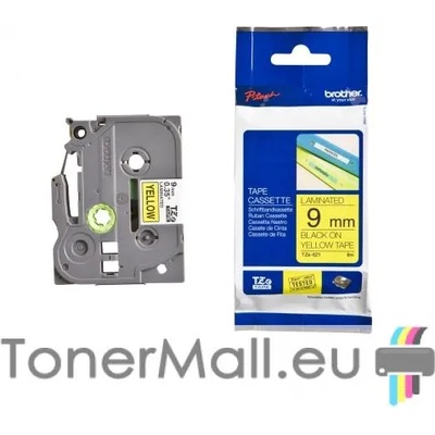 Brother Tape Black on Yellow Brother TZ-621