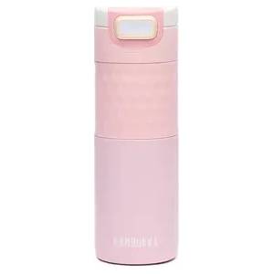 KAMBUKKA Термочаша от неръждаема стомана Kambukka Etna Grip с термокапак 3 в 1 Snapclean®, 500 мл, Pink Aura (11-01059)