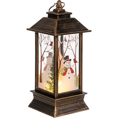Ruhhy 26754 LED vianočný lampáš 12,5 cm, medený