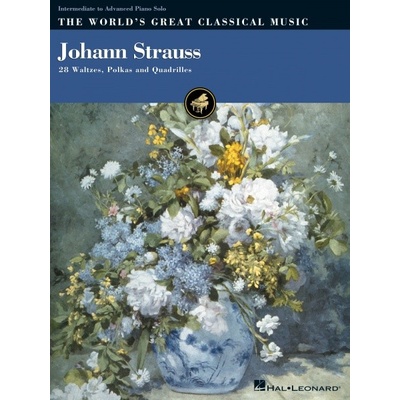 Johann Strauss 28 Waltzes, Polkas a Quadrille známe skladby na klavíri
