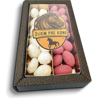 Sablio Mandle v čokoláde Žijem pre kone 2 x 80 g