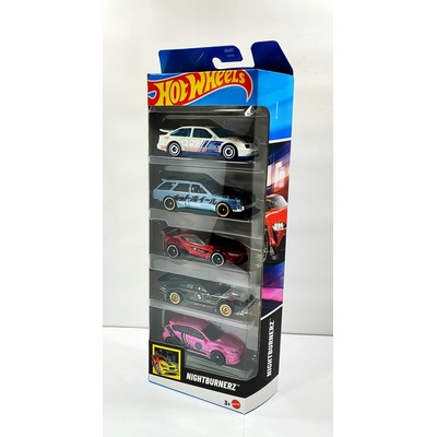 Mattel Hot Wheels sada 5 autíčok Nightburnerz JBJ87 5-balenie