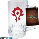 ABYstyle Skleněný půllitr World of Warcraft Horda 500 ml