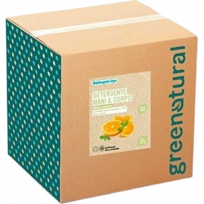 Greennatural Jemné tekuté mydlo s mätou a pomarančom 10 kg