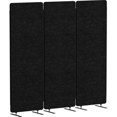 AlzaErgo Panel S11 Silent Stand Max set 3ks 180x60 cm černý