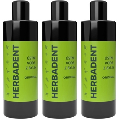 Herbadent ústní voda bylinná 3 x 400ml