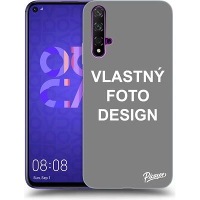 Púzdro Picasee silikónové prehľadné Huawei Nova 5T Vlastný design/motiv