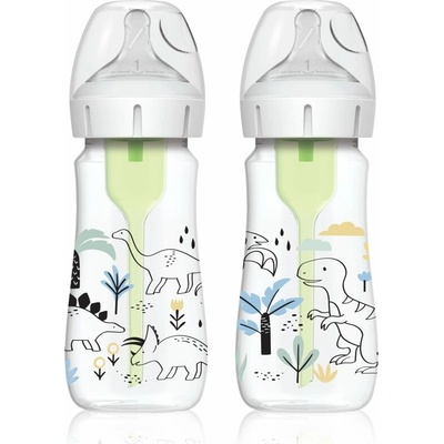 Dr. Brown's Options+ Dino kojenecká láhev 2 x 270 ml